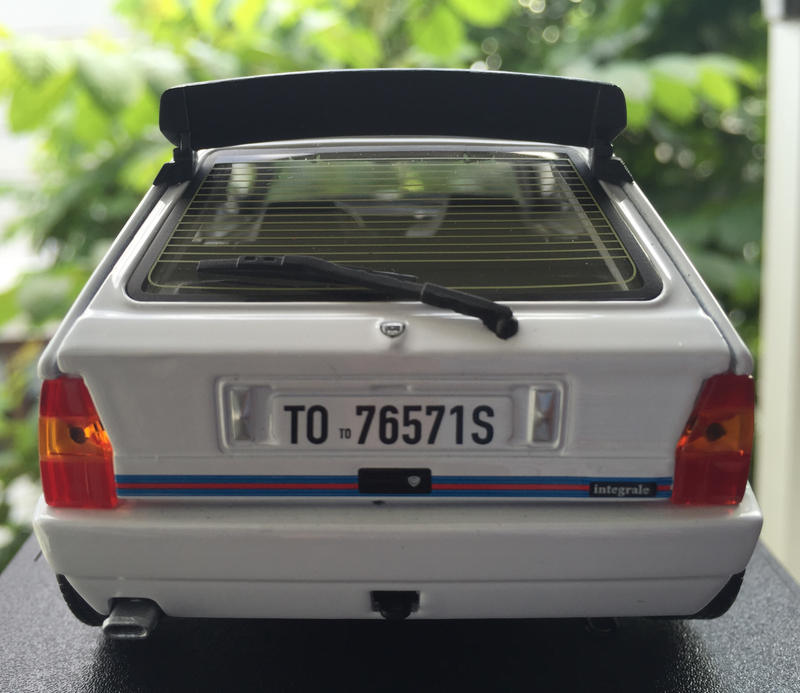 Integrale badge and Italian number plate well replicated. Great taillights too.